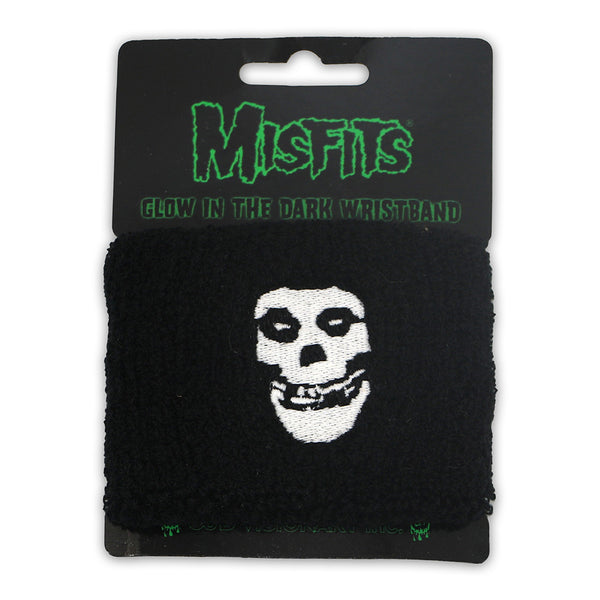 MISFITS GLOW IN THE DARK FIEND SKULL WRISTBAND