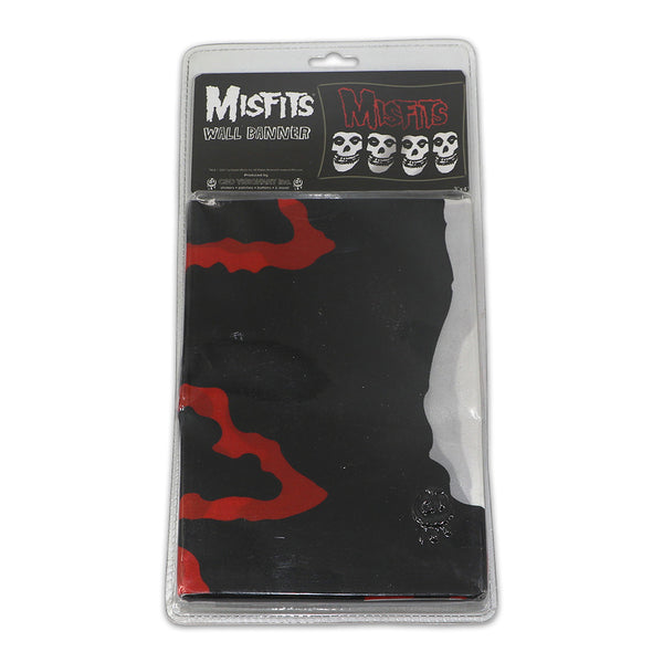MISFITS LOGO WITH 4 SKULLS TAPESTRY BANNER