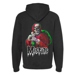 Misfits Holiday Fiend Black Zip Hoodie