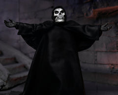 Skeletal figure in a black hooded robe as part of the Ultimate Fiend clothed action figure