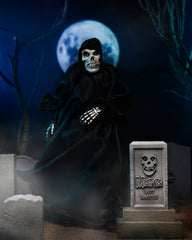 Grim Reaper action figure in misty graveyard, featured as Ultimate Fiend Clothed
