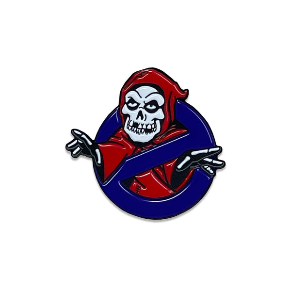 Crimson Ghostbuster Red/Purple Enamel Pin