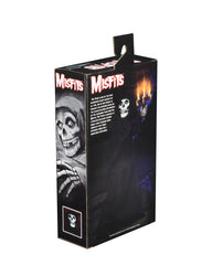 Misfits Fiend 8 Inch Clothed Action Figure packaging with skull imagery and logo