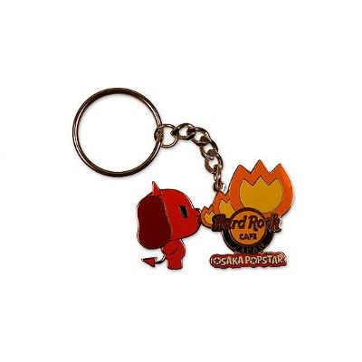 Devil Dog Hard Rock Cafe Keychain - Misfits Records