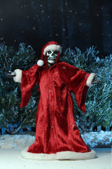 Skeleton in red Santa robe and hat from Misfits Holiday Fiend 8 action figure