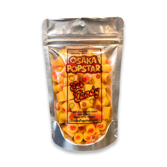 Resealable silver pouch of Osaka Popstar Big Curry snacks in Ear Candy vinyl bundle