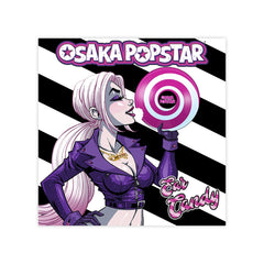 Anime-style woman with white hair enjoying a lollipop in Osaka Popstar Ear Candy bundle