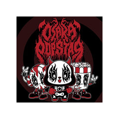 Cartoon character with large eyes and skulls in OSAKA POPSTAR Ear Candy vinyl bundle image