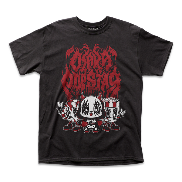 Kawaii Black Metal Black Tee