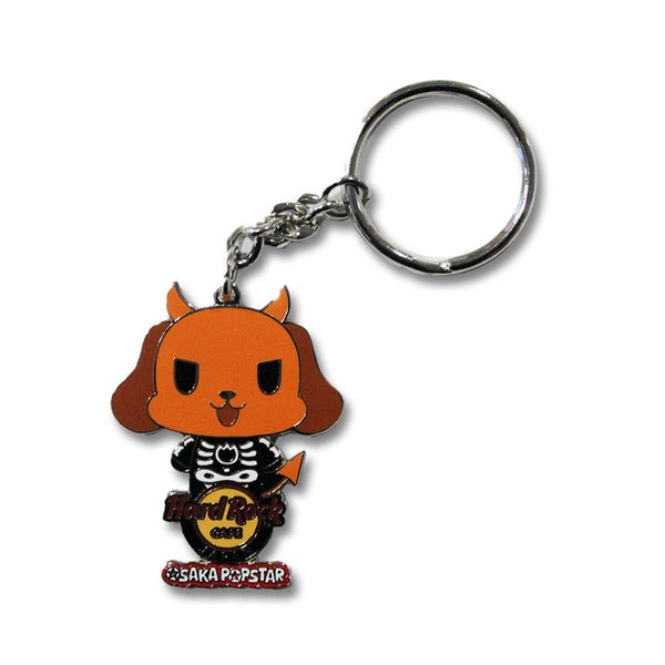 Skeleton Dog Hard Rock Cafe Keychain - Misfits Records