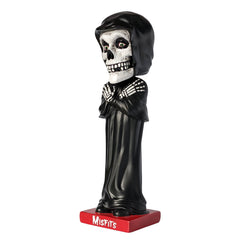 Bobblehead figurine of a skeleton in a robe labeled Misfits Fiend Limited Edition