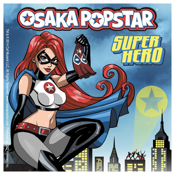 Osaka Popstar "Super Hero" Sticker - Misfits Records