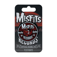 Misfits Records Wave logo Glitter Enamel Pin