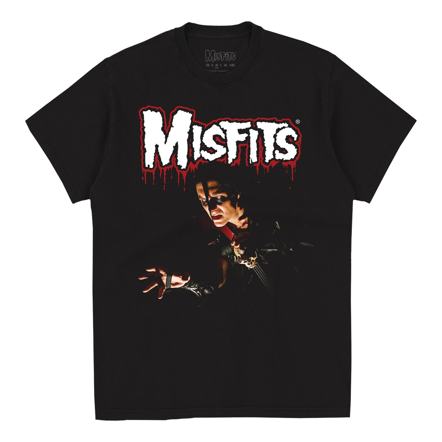 Double Feature Black Tee - Official Misfits Records | Clothing