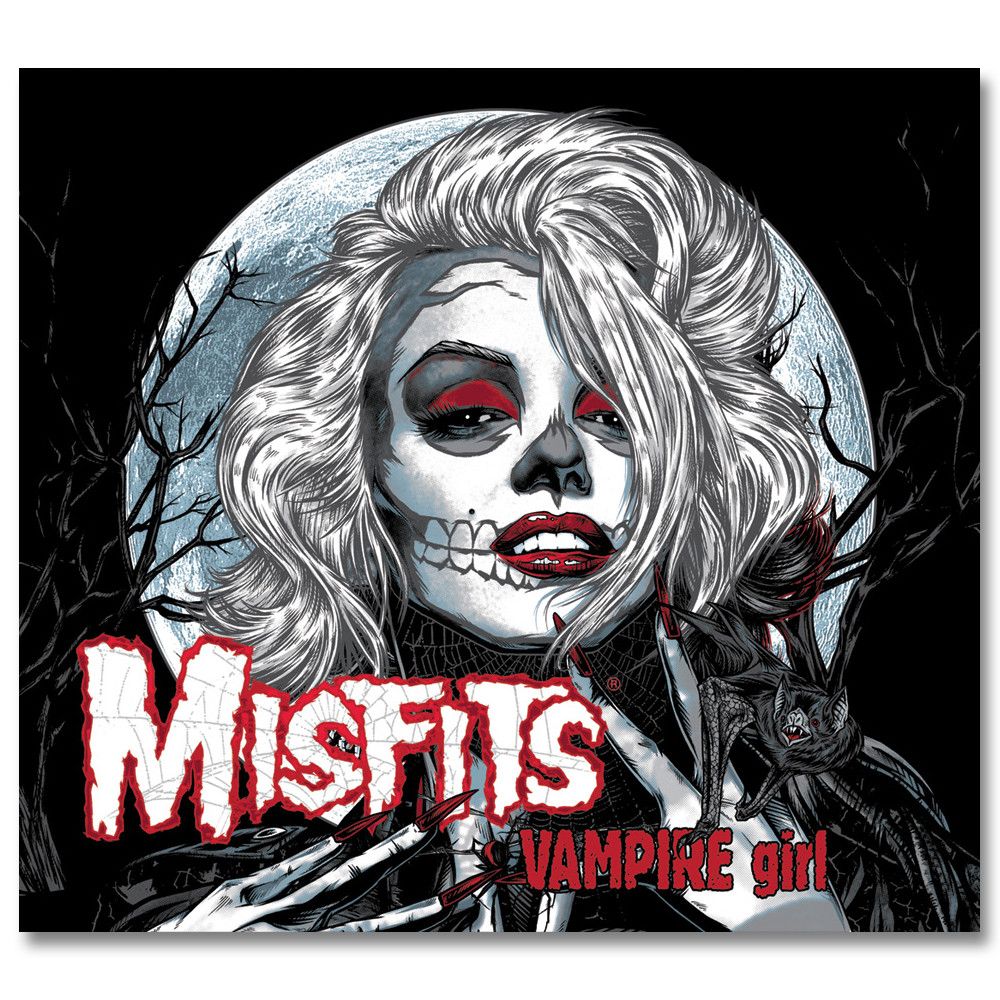 Official Misfits Records Vampire / Zombie Girl CD | Misfits Records