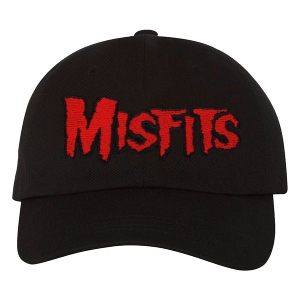 Red Misfits Logo Embroidered Hat