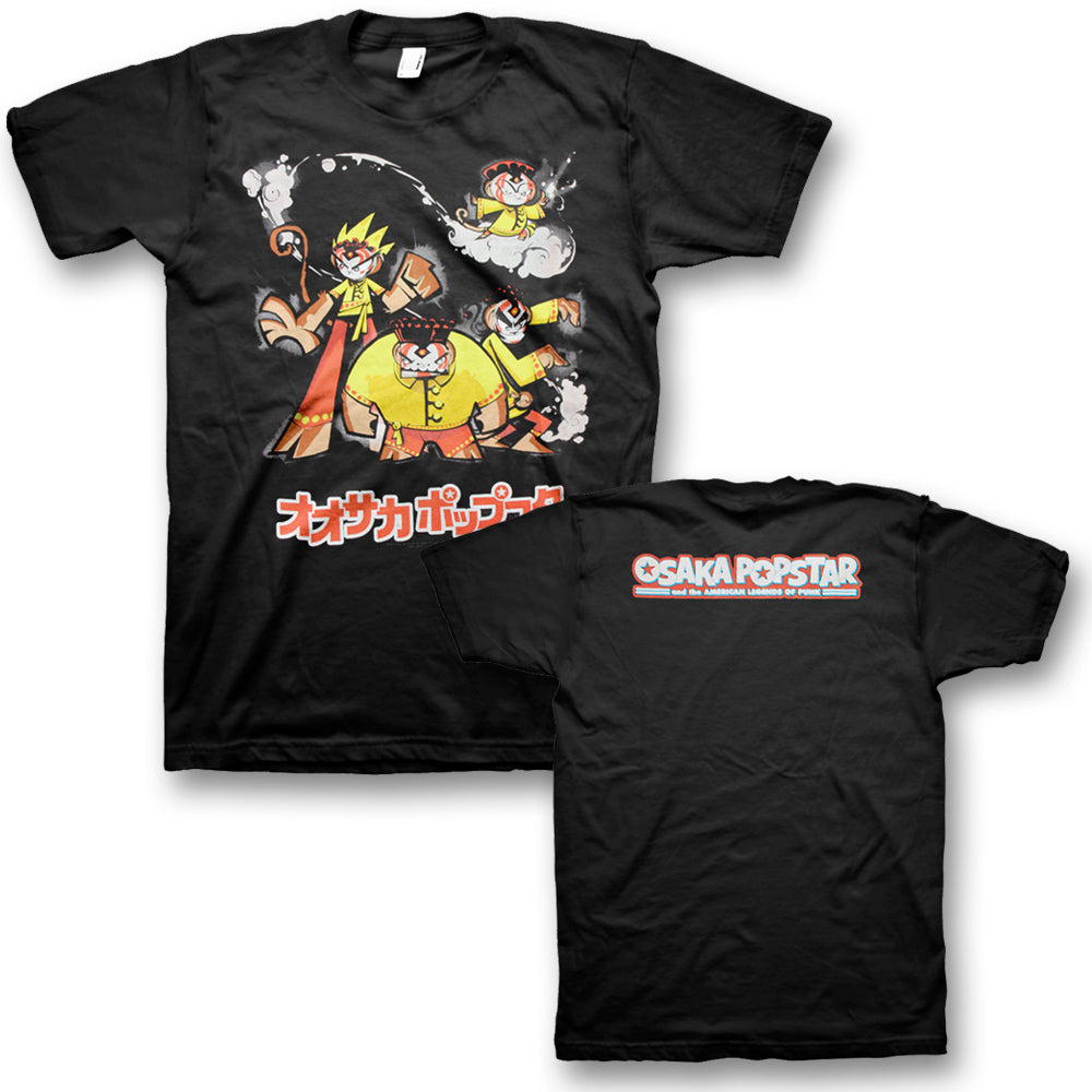 Shaolin Monkeys T-Shirt - Official Misfits Records | Osaka