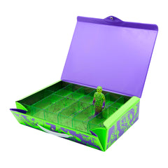 Misfits ReAction Figure Neon Green & Purple Carry Case with Exclusive Fiend Figure